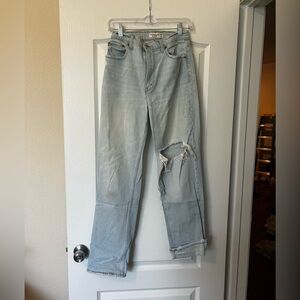 Abercrombie & Fitch Light Blue Ultra High Rise Jeans